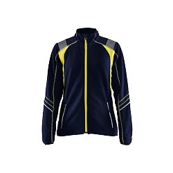 Veste de travail micropolaire détails fluo femme 4973 image