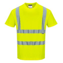 T-shirt Hi-vis MC coton comfort Jaune image
