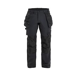 Pantalon de travail stretch artisan 4D 1720 - Noir image