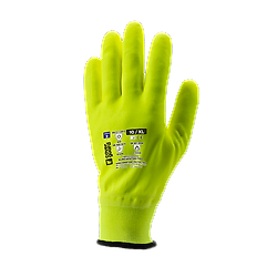 Lot de 10 paires de gants EUROWINTER F100 13G NYLON MOUSSE NIT END COMP JAUNE image