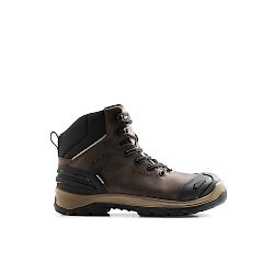 Chaussures de sécurité mi-hautes ELITE S3 imperméables - Marron/Noir image