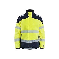 Veste de travail softshell multinormes 4948 - Jaune fluo/Marine image