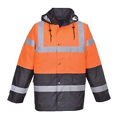 Parka HV Bicolore Orange image