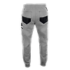 Pantalon de travail molleton CRYPTO - GRIS chiné/NOIR image 1