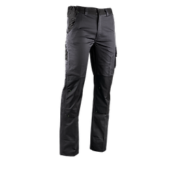 Pantalon de travail stretch VULCAIN - GRIS sombre/NOIR image