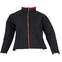 Doudoune de travail Femme LAPONIE - NOIR/ROUGE FLUO image