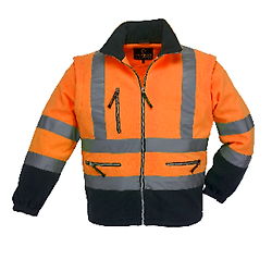 Veste thermique de travail STATION - Orange Fluo image