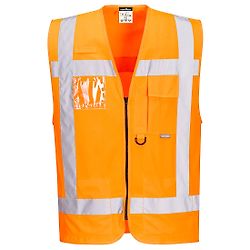 Gilet Multipoches haute-visibilité RWS Orange image