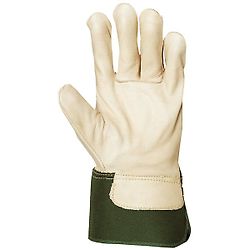 Lot de 120 paires de gants Manutention docker croûte vachette - doublée coton image