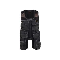 Gilet de travail sans manches X1900 multipoches 3119 - Noir image
