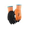 Lot de 6 paires - Gants de travail hiver tactiles résistants à la coupure niveau C 2983 - Orange image 1
