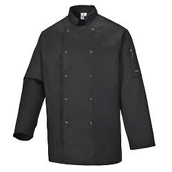 Veste de cuisine Suffolk Noir image