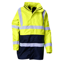 Parka de travail HV PREVENTION - MARINE/ORANGE FLUO image