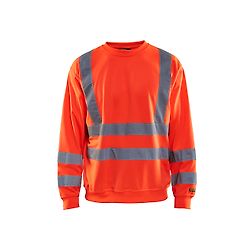 Sweat de travail haute visibilité 3341 - Rouge fluo image
