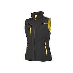 Gilet de travail sans manches softshell Femme UNIVERSE - Noir image