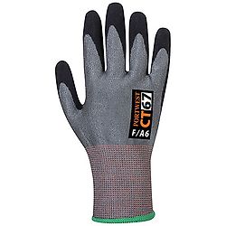 Gant CT anti coupures Mousse Nitrile F13 Gris/Noir image