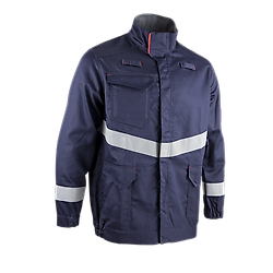 Veste de travail multirisque col montant GALLIUM - MARINE image