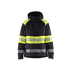 Veste de travail hardshell haute visibilité femme 4430 - Noir/Jaune image