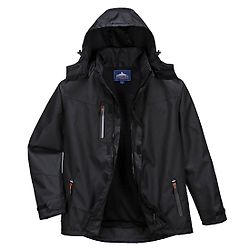 Veste de pluie à capuche imperméable Classic Noir image