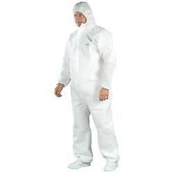 Lot de 25 - Combinaison jetable avec capuche SMS Blanc - SMS image