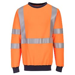 Sweat-shirt RIS résistant aux flammes Orange image
