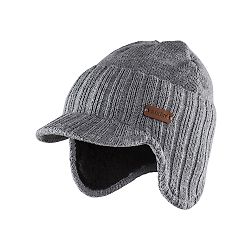 Chapka hiver - Noir/Gris clair image