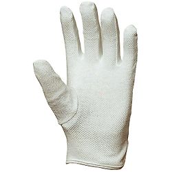 Lot de 300 paires de gants polycoton interlock blanchi - fourchette - 40 cm image
