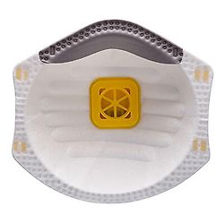 Boite de 10 masques poussières à valve FFP1 Blanc image