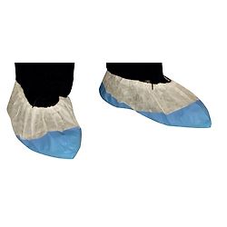 Lot de 20 - Surchaussures jetable SPP & Polyéthylène Blanc - Polypropylène + polyéthylène chloriné - Boîte de 50 image