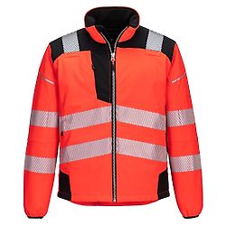 Veste Softshell Haute-Visibilité PW3  Rouge/Noir image