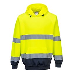 Sweat shirt à capuche bicolore image