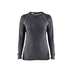 Haut de sous-vêtements WARM femme 7200 - Gris/Noir image