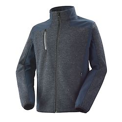 PULL ZIPPE CHAMPOLEON BLEU CHINE/NOIR image