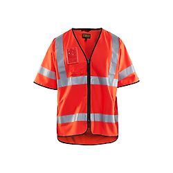 Gilet de travail haute visibilité 3023 - Rouge fluo image