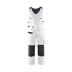 Combinaison sans manches peintre 2532 - Blanc/Gris foncé image