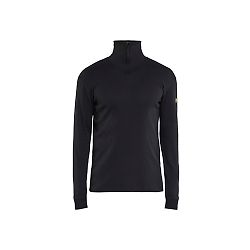 Haut de sous-vêtements col camionneur multinormes - Noir image