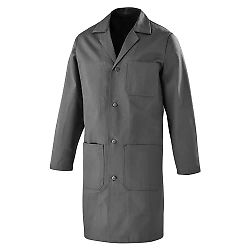 BLOUSE COL CAVALIER A BOUTONS ESSENTIELS - GRIS ACIER image