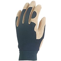 Lot de 12 paires de gants Manutention fleur porc - paume renfort - dos polyester image