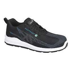 Chaussures de sécurité basses Eco Fly S1PS SR FO Noir/Bleu image