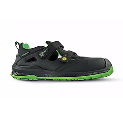 Chaussures de sécurité basses BROOK UK ESD S1P SRC - Noir/Vert image