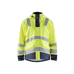 Veste retardant flamme pluie niveau 2 4313 - Jaune fluo/Marine image