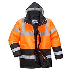 Parka HV Bicolore Orange/Noir image