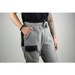 Pantalon de travail Femme TESSA - NOIR/GRIS image