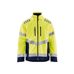 Veste de travail doublée haute visibilité 4780 - Jaune fluo/Marine image
