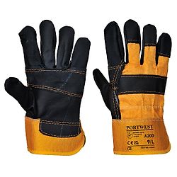 Gants Docker Cuir ameublement Jaune image