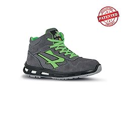 Chaussures de sécurité hautes RAMAS ESD S1P SRC - Gris/Vert image