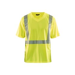 T-shirt de travail anti-UV haute visibilité 3386 - Jaune fluo image