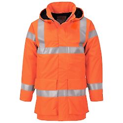 Veste de pluie hi-vis multi lite Bizflame Orange image
