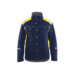 Veste de travail artisan doublée détails fluo 4915 image