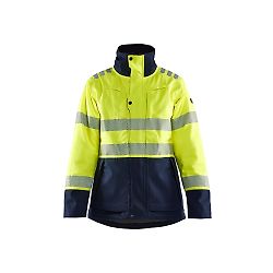 Veste de travail hiver multinormes femme 4917 - Jaune fluo/Marine image